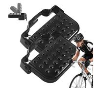 Repose-Pieds De Banquette Arrière - Pédale Pliante pour Vélo, Repose-Pieds Antidérapant, Conception en Métallique, Construction Solide Et Épaisse, Support pour Passager De Vélo, Utilisation De