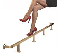 Repose-Pieds de Bar, kit de Repose-Pieds doré pour îlot de Cuisine et Bar à Domicile - Repose-Pieds réglable de 5,2 m (17 pi) pour Une Utilisation intérieure/extérieure, Design Durable et él