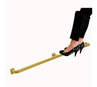 Repose-pieds de bar Rail de pied de barre d'îlot de cuisine carré, supports de pied/tube de repos, Kit complet de balustrade de tabouret(Gold,L 590cm (19.4ft))