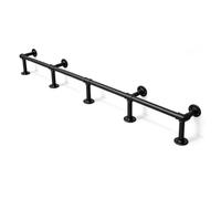 Repose-Pieds De Bar Support De Repose-pieds En Fer Style Industriel, Diamètre Tuyau 1,3 Pouce, Taille Personnalisable, Adapté Aux Cafés Des Îlots Cuisine(450cm)