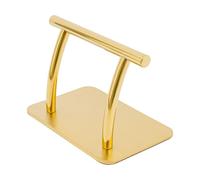 Repose-pieds de chaise de salon en métal réglable en hauteur avec base XL pour plus de stabilité - Repose-pieds moderne pour salon de coiffure