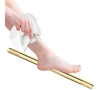 Repose-pieds de douche, barre de douche d'angle pour le rasage des jambes, repose-pieds de douche d'hôtel, barre en laiton pour salle de bain (laiton poli)
