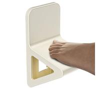 Repose-pieds de douche - Pédale supérieure antidérapante | Design Punch-fre | Aide à la douche | Construction robuste pour femmes enceintes et personnes âgées