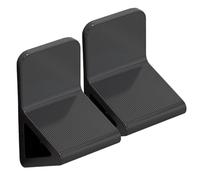 Repose-pieds de douche pour se raser les jambes, 2 repose-pieds pour se doucher pour raser les jambes, pédale murale sans perçage avec surface antidérapante, et gris