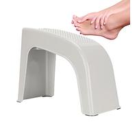 Repose-pieds De Douche, Repose-pieds De Pédicure Stable Antidérapant Léger Et Pratique, Repose-pieds Bureau Avec Fonction Massage Pour La Salle De Bain La Maison, Bureau, Maison, Voyage(Beige)