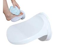 Repose-pieds de douche - Repose-pieds mural en PVC à ventouse | Rehausseur de pieds compact pour salle de bain avec angle ergonomique, aide de douche pour le rasage des jambes, maison, dortoir
