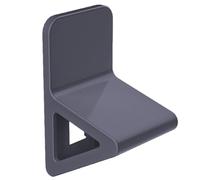 Repose-pieds de douche triangulaire stable - Pédale de salle de bain antidérapante pour soutien des jambes, accessoire de salle de bain, outil de pédicure, repose-pieds de douche pour raser les jambes