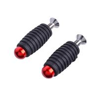 Repose-pieds de frein et de changement de vitesse pour moto M6, compatibles avec Yamaha, Kawasaki, Honda, Ducati et Racing Pédales antidérapants(Red)