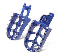 Repose-pieds de moto en aluminium bleu, pédales, compatibles avec Honda CR125 CR250 CRF150R CRF250R CRF250X CRF450R CRF450X