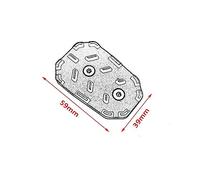 Repose-Pieds de Moto Pour CBR500R CB500F CBR500R Pour CB400F CB400X 2019 2021 2022 Pour CB500X Pédale Levier Frein Arrière Agrandir Extension Peg Pad Extender(Argent,CB500F)