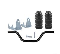 Repose-pieds de moto pour planchers, en alliage d'aluminium avec adhérence améliorée, pédales légères et courbées noires