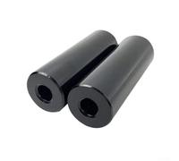 Repose-pieds de vélo en acier pour VTT Roue arrière Axe 10 mm Avant 14 mm Arrière Noir Robuste Stunt Pegs Freestyle Marchepieds pour et Dirt Jump Tricks Ensemble d'accessoires de montage durables (A)