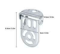 Repose-Pieds de vélo pour Enfants, plaques de Pied Pliables, pédales pour siège arrière, sécurité, Fer Confortable, Durable, Robuste, Facile à Assembler, 1 Paire