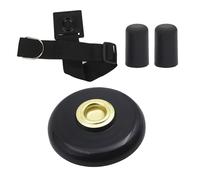 Repose-pieds de violoncelle portable avec base antidérapante pour carrelage en bois, sols de répétition et utilisation à la maison - Durabilité - Noir