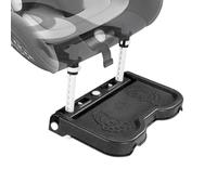 Repose-pieds de voiture ergonomique pour la sécurité des , 1 pièce, idéal pour les voyages, le camping, le bureau, l'extérieur, la maison, le travail et soutien confortable, couleur noir et