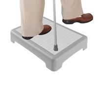 Repose-pieds D'extérieur - Plateforme En Plastique Robuste, Rehausseur Intérieur Antidérapant Pour Âgés | Tabouret De Sécurité Polyvalent, Aide À L'accessibilité Empilable Pour Lits Hauts, Bai