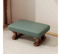 Repose-pieds empilable, pouf en cuir, repose-pieds multifonction et banc de table basse pour chambre à coucher, salon, dortoir