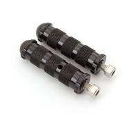 Repose-Pieds En Aluminium Cnc De 8mm Pour Moto De Course,Repose-Pieds,Pédales Pour Motos Universelles Yamaha Kawasaki Honda - Type Black