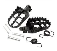 Repose-pieds en aluminium pour motocross Dirt Bikes - Compatible avec les modèles 50cc, 70cc, 90cc, 110cc, 125cc, y compris Yamaha TW200, Suzuki PW50 & PW80 - léger, pour durable, facile à installer