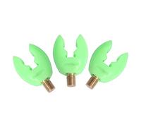 Repose-pieds en caoutchouc trapu à utiliser avec les cosses pour cannes à pêche(vert)