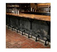 Repose-pieds En Fonte Pour Comptoir De Bar, Barre Coup Pied Pub Sous-sol