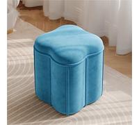 Repose-pieds en forme de fleur, ottoman, pouf de sol pour la décoration de la maison, tabouret avec rembourrage en éponge hautement élastique, chaise de coiffeuse pour salon, chaise multifonction