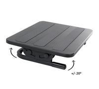 Maclean Repose-pieds ergonomique MC-831 angle d'inclinaison réglable noir G