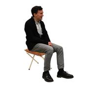 Repose-pieds ergonomique pliable 34 cm Charge maximale 100 kg Coussin en mousse dense pour bureau à domicile, bureau, salon, qualité allemande (café)