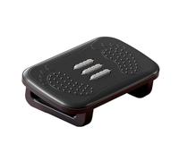 Repose-pieds ergonomique sous le bureau avec rouleaux de massage Repose-jambes Soulagement la douleur for travail à domicile ou au Repose-pieds sous bureau(Black)