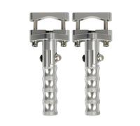Repose-pieds Et Pédales Moto Pour BMW Pour R1200GS LC, R1250GS, R1200 GS, R1300GS 2013-2025 Moto Repose Pieds à Pédale Pied(White-2)