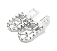 Repose-pieds Et Pédales Moto Pour TC FC TX FX TE FE 125-501 2017-2022 Pédale de Repose-Pieds de Moto(Silver)