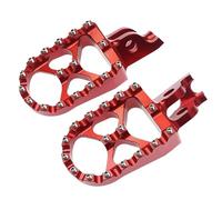 Repose-pieds Et Pédales Pour CR CRF 125 250 150R 250R 450R Pédale de Repose-Pieds de Moto(Red)