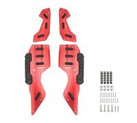 Repose Pieds Frein Avant Moto pour NMAX 155 20-24 pour N-Max 2022 2023 Plaquettes Pédale Repose-Pieds Moto(Red)