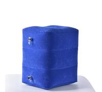 Repose-pieds gonflable pour voyage en avion, coussin de repose-pieds gonflable de voyage réglable en hauteur pour faire un lit plat, idéal pour les vols, avions, trains, voitures, trains, bureaux