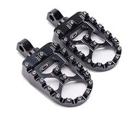 Repose-pieds larges CNC pivotant à 360° MX Chopper Bobber Style pour Harley Dyna Sportster Fatboy Iron 883, noir