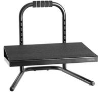 Repose-pieds LogiLink EO0007 Poggiapiedi Antiscivolo Regolabile Nero (l x P) 400 mm x 339 mm ergonomique, réglable en hauteur, avec revêtement en mousse noir