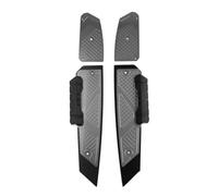 Repose-pieds Marchepied Footpad Plaque De Pédale Pour FORZA 300 2018-2021 2022 2023 Moto Anti Lutte(GRIS)