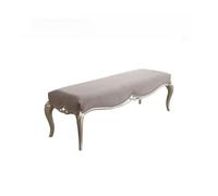Repose Pieds Moderne lumière Luxe Chambre Maison lit Fin Tabouret canapé Tabouret Velours Bois Massif Simple Chambre Principale lit canapé Banc de Chaussures Repose-Pieds pour Le Salon