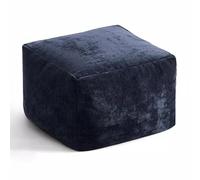 Repose-Pieds Moderne, Pouf Léger à Soutien Confortable en Tissu Mesh Respirant, pour Salon et Chambre(Blue)