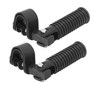 Repose-pieds Moto Antidérapants 26-31mm sur Crash Bar, | Conception Pliable Pour Éviter Les Encombrements, Structure En Caoutchouc Et Métal Renforcé