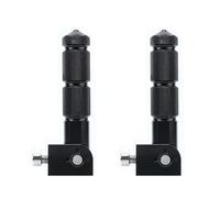 Repose-Pieds Moto Béquille Pliante Repose-Pieds De Moto Latérale 2 Pièces Passager Arrière À Pédale