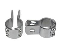 Repose Pieds Moto Collier Serrage Repose-Pieds Moto 28 Mm 32 Mm 38 Mm Protections Moteur D'autoroute Support Repose-Pieds Chromé pour pour Softail pour Dyna