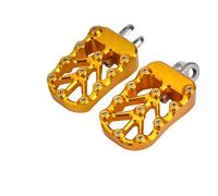 Repose-pieds moto Kit De Repose-pieds Gauche/droit Antidérapants En Aluminium Pour Moto Pour Suzuki DRZ400 Pour DR-Z400 2000-2022 DR Pour Z400(Or)