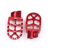 Repose-Pieds Moto Moto Saleté Repose-Pieds Repose-Pieds Pièces Pédale pour YZ80 pour YZ125 pour YZ250 pour YZ490 pour YZ500 Repose-Pieds pour Vélo(Rouge)