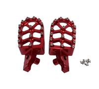 Repose-pieds Moto Pédale Repos Pour Suzuki Pour RM-Z 250 450 Pour RMX450Z Pour RM-Z250 2009 Pour RM-Z450 2005 2006 2007 Cale Pied Moto(Rouge)