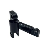 Repose-Pieds Moto Pliable Rallonge De Repose-Pieds 2-1/2" pour Sportster Touring Dyna Softail, Repose-Pieds Antidérapant(Black)