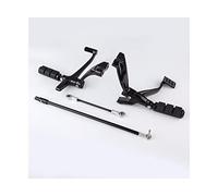 Repose-pieds Moto Pour Harley Pour Sportster XL883 XL1200 Pour Personnalisé Pour Super Bas Quarante-huit 48 2014-2019 Chevilles De Commande Avancée Moto Liaison À Levier PéDale Repose-pieds Foot Pegs