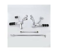 Repose-pieds Moto Pour Harley Pour Sportster XL883 XL1200 Pour Personnalisé Pour Super Bas Quarante-huit 48 2014-2019 Chevilles De Commande Avancée Moto Liaison À Levier PéDale Repose-pieds Foot Pegs