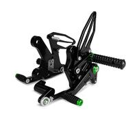 Repose-pieds Moto Pour Kawasaki Pour Ninja 250 400 Z400 2018 2019 2020 2021 2022 2023 Kit Arrière Réglables Remplacement(Model 2)