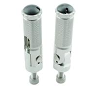 Repose-pieds Moto Pour Kawasaki Pour Ninja Pour ZX6R Pour ZX636 2005-2008 Repose-pieds Arrière Pliables Moto(Purple)